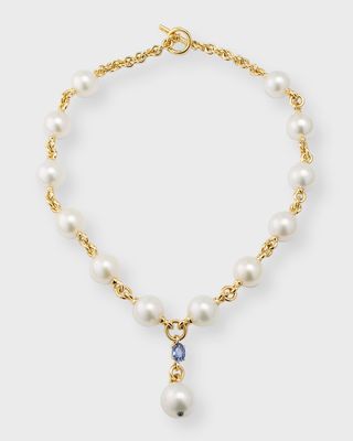 18K South Sea Pearl Y Necklace
