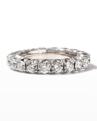 18k White Gold 19-Diamond Ring Size 6.25 - 9