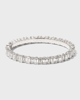 18K White Gold 27-Diamond Xpandable Bracelet