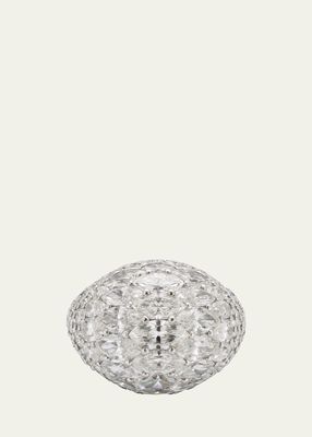 18k White Gold Diamond Disco Ring