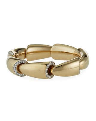 18k White Gold Diamond-Edge Bracelet