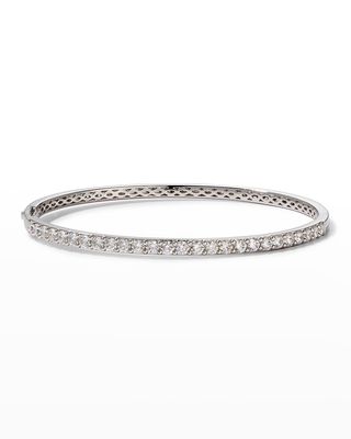 18k White Gold Diamond Fashion Bangle, 1.97tcw