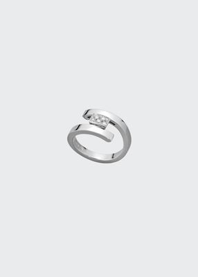 18K White Gold Ring With Diamonds