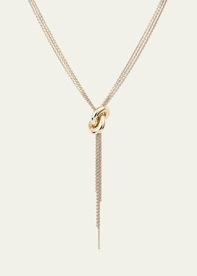 18K Yellow Gold Absolutely Knot Necklace