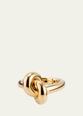 18k Yellow Gold Absolutely Loose Knot Ring, Size 55