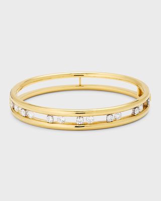 18K Yellow Gold Allegra Moving Diamond Bracelet