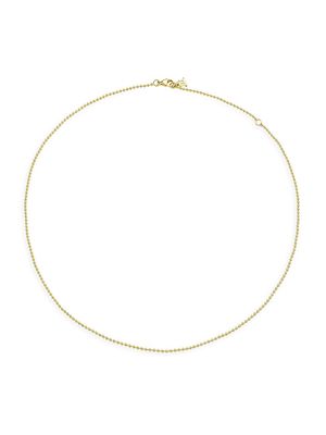 18K Yellow Gold Ball Necklace Chain - Yellow Gold - Yellow Gold