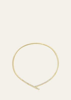18K Yellow Gold Fairmined Oera Choker Necklace with Diamonds