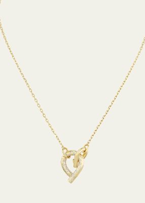 18K Yellow Gold Fairmined Oera Necklace with Diamonds