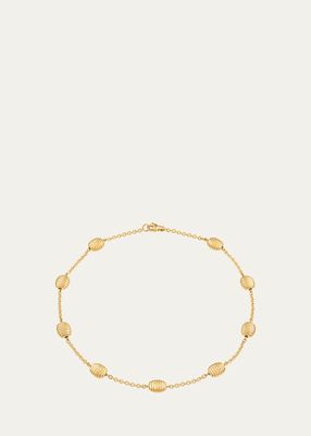 18k Yellow Gold Isla Station Necklace