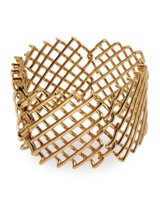 18k Yellow Gold Mesh Net Bracelet