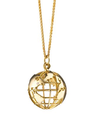18K Yellow Gold My Earth Charm Necklace