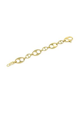 18K Yellow Gold Nautical Multi-Link Bracelet