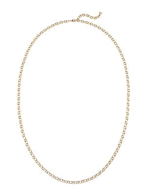 18K Yellow Gold Ribbon Necklace Chain - Gold - Gold