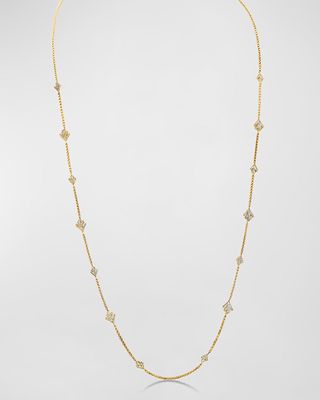 18k Yellow Gold Samambaia Diamond Necklace
