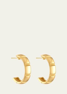 18k Yellow Gold Veda Large Hoop Earrings