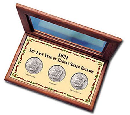 1921 Last Year Morgan Silver Dollar Mint Mark C ollection