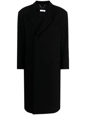 1989 STUDIO double-breasted virgin wool coat - Black