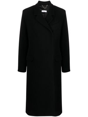 1989 STUDIO notched-collar long-sleeve coat - Black