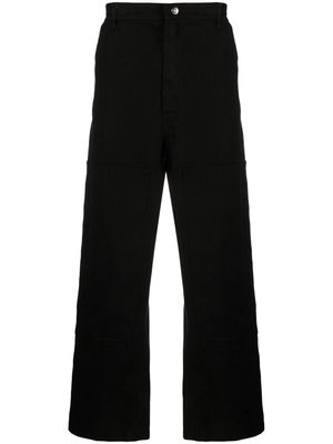 1989 STUDIO Ranch side snap-fastening trousers - Black