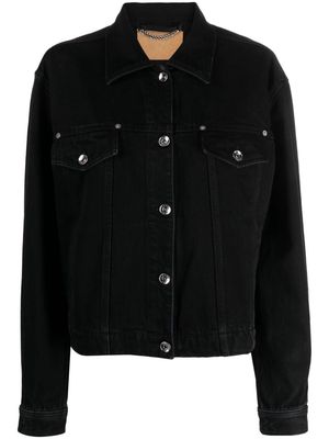 1989 STUDIO spread-collar denim jacket - Black