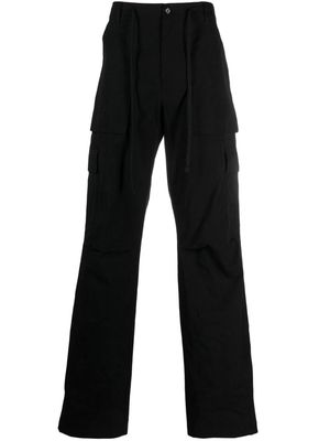 1989 STUDIO straight-leg cargo trousers - Black