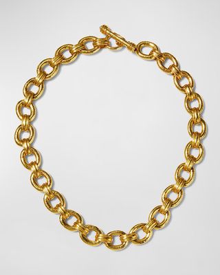 19k Gold Borgese-Link Necklace
