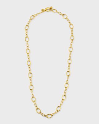 19k Small Garda Chain Link Necklace