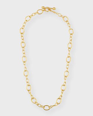 19k Yellow Gold Small Garda Link Necklace