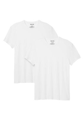 2-Piece Cotton-Blend Crewneck T-Shirt
