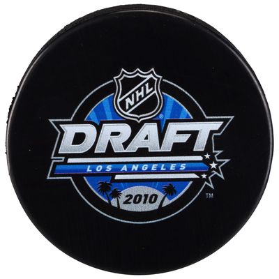 2010 NHL Draft Unsigned Draft Logo Hockey Puck