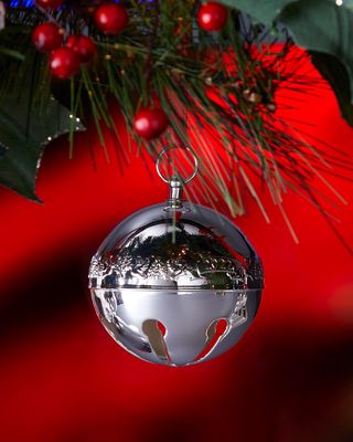 2022 Silver Plated Sleigh Bell Ornament