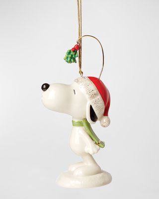 2022 Snoopy Under The Mistletoe Ornament