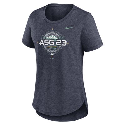 2023 All-Star Game Compass Logo Nike Women's MLB T-Shirt in Blue