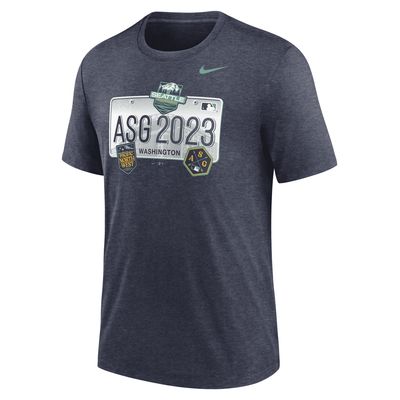 2023 All-Star Game License Plate Nike Men's MLB T-Shirt in Blue