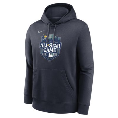 2023 All-Star Game Logo Club Nike Men's MLB Pullover Hoodie in Blue