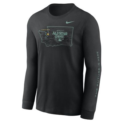 2023 All-Star Game Nike Men's MLB Long-Sleeve T-Shirt in Black