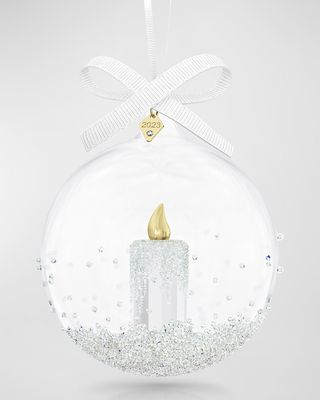 2023 Clear Crystal Annual Edition Sphere Christmas Ornament
