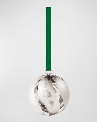 2023 Palladium-Plated Ball Ornament