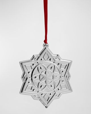 2023 Silver-Plated 3rd Edition Snowflake Ornament
