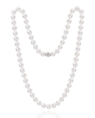 22" Akoya 8-8.5mm Pearl Necklace with White Gold Clasp