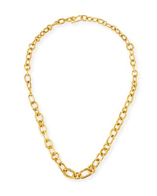 22k Chain-Link Necklace