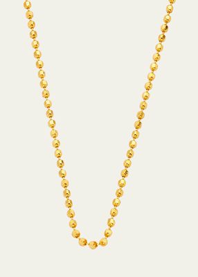 22K Disco Ball Chain with Lobster Clasp, 3mm, 18"L