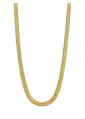 22K Gold-Plated Snake Chain Necklace
