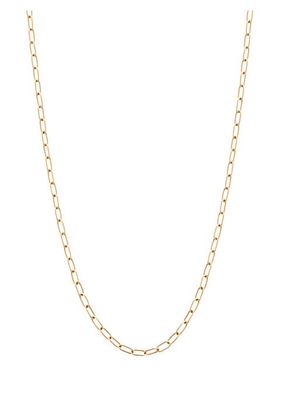 22K Yellow Gold Oval-Link Chain Necklace