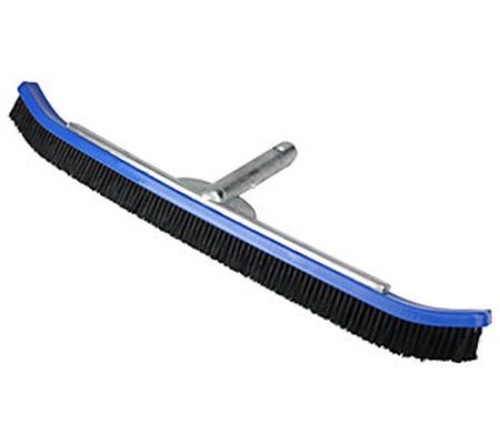 24" Blue Curved Wall Brush for Pools