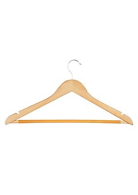 24-Pack Non Slip Wooden Coat Hangers