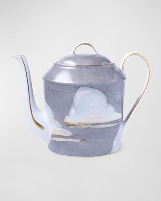 24K Gold Cloud Teapot