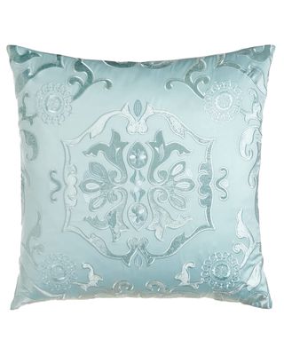 24"Sq. Floral "Morocco" Pillow