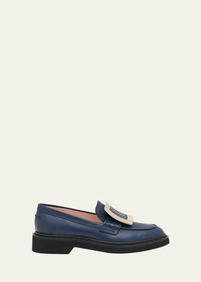 25mm Viv Rangers Buckle Leather Loafers